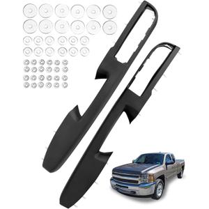 Armrest Repair Kit, Compatible with 2010-2014 Chevy Silverado Suburban Tahoe Avalanche, GMC Yukon Sierra, Interior Front Left & Right Door Panel with Release Handle Above Armrest (27 inch), OE# 80994