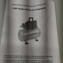 FORNAX 3 Gallon Portable Air Compressor, 110 PSI Hot Dog Air Compressor, Oil Free