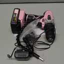 AVID POWER 20V MAX Lithium lon Cordless Drill Set, Power Drill Kit with Battery and Charger, 3/8-Inch Keyless Chuck, Variable Speed, 16 Position and 22pcs Bits (Pink)