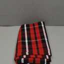 Christmas Red and Black Plaid Rug 27.5 x 43 Inches, Hand-Woven Indoor/Outdoor Layered Cotton Blend Buffalo Plaid Rug, Washable Front Door Mat, Perfect for Porch, Living Room, Entryway