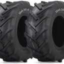 GICOOL (2 Pack) 16x6.50-8 High-Traction Lawn Mower Tubeless Tire, 16x6.5-8 Agriculture Tractor Tire, 4 Ply, Super Lug AG Turf Saver Lawnmower Pattern