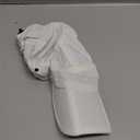 FITKICKS Folding Cap, Comfortable and Adjustable Ball Cap, UPF 50+ Sun Cap for Men and Women (One Size, White)