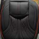 FREESOO Leather Seat Covers for Ford F150 SuperCrew/Crew Cab 2015-2026 | Fits F250/F350/F450 Super Duty 2017-2026, Custom Fit, Waterproof, Bucket Seat, Airbag Compatible, Lumbar Support, Easy-clean
