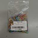 150 PCS Ball Bead Chain Keychain, 4.7 Inch Mixed Color Ball Keychain Dog Tag Chains, Small Metal Beaded Rings with Connector for Key Jewelry Making Hanging Decoration DIY Craft