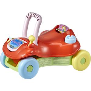 Playskool Step Start Walk 'n Ride Peppa Pig Active 2-in-1 Ride-On and Walker Toy for Toddlers and Babies 9 Months and Up