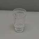 330ml Glass Mug Tall Vintage French Embossed Bubble Juice Cup Coffee Cold Drink Mug Romantic Gift (2 Pcs) (Sunflower)