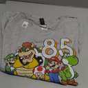 Super Mario Bros Retro Character Line-Up Comfort Colors Adult Heavyweight T-shirt, Size 2XL
