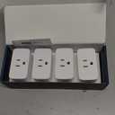 Linkind Matter Smart Plug, Work with Apple Home, Siri, Alexa, Google, SmartThings, Smart Home Smart Outlet Timer 15A/1800W, APP Remote Control & Schedule, 2.4G Wi-Fi Only, 4 Pack