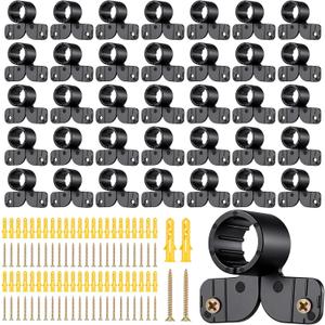 50 Pack 1/2 Inch Suspension Pipe Clamp Pex Clamps Conduit Clamp with Screws for Pex Copper CPVC Tubing Supports Butterfly Style