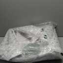 9CH Fashion Modern Area Rug 7' X 5', Abstract Art Painted Black White Gold Foil Modern Artwork Area Rug Non-Slip Carpet for Living Room Bedroom Dining Room