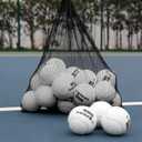 Teloon Pressure Training Tennis Balls-12 or 18 Count-Mesh Carry Bag4 Colors AvailablePressureless Training Exercise Tennis Balls for Beginners.