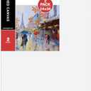 KINGART Large White 24" x 36" Stretched Artist Canvas, Pack of 2, Gesso Primed - 100% Cotton Rectangular Canvases, 5/8" Profile, Art Supplies for Oil and Acrylic Painting