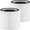 240 Replacement Filter Compatible with 240 Air Purifier, 3-in-1 HEPA Replacement with Activated Carbon Filter for 99.97% Air Pollutants, Odor and Smoke, Filter Replacement for 240 Air Purifier, 2 Pack (240 White-Original)