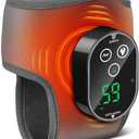 BETOLEAN Foot Massager for Pain Relief, Foot Renew Ankle Massager, Ankle Heating Pad Heated Brace Wrap with 4 Heat Levels and 3 Vibration Modes for Women Men (Grey)