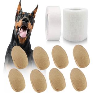 4 Set Doberman Ear Posting Kit for Doberman Pincher Samoyed with Extra 2 Rolls Dog Ear Tapes