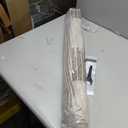 No Tools No Drill Cordless Roman Shades for Indoor Windows 100% Blackout, for Window Size 28" W 64" H Beige