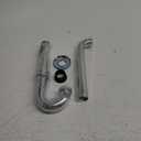 ZM Stainless Steel 1-1/4" P-trap Pipe, Adjustable Height Sink Waste Drain Kit, Matte Black