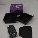 Center Console Organizer Tray for Tesla Model Y Juniper Accessories 2025 2026/For Tesla Model 3 Highland Accessories 2024 2025 2026 [Slide Smoothly/US Patent] Cup Holder Matte Black