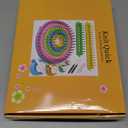 READAEER Knitting Loom Kit with Pompom Maker, Round Knitting Loom for Hat, Rectangular for Blanket Scarf Shawl, Knitting Loom Kit for Beginner