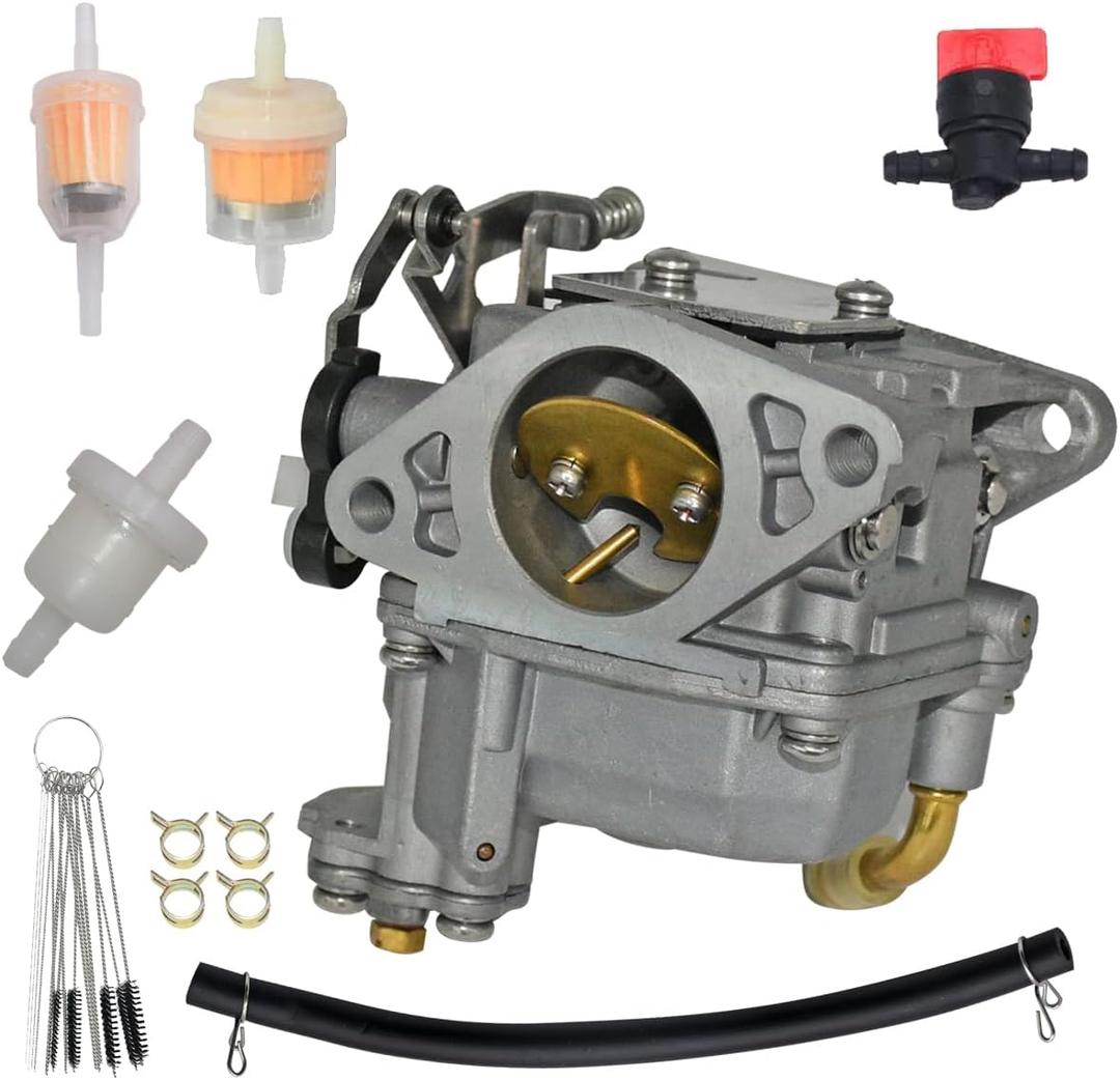 Carburetor Fit for Mercury Mercruiser Quicksilver 8HP 9.9HP 4-Stroke Outboard Motor 2006 2007 2008 Replace 303-895110T11 3303-8M0104462 1300-8M0167272 Carb