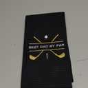Wolf Golf Towels Custom Golf Towel | Personalized Golf Accessories for Men & Women | Add Your Text with Choice of Font and Thread Color