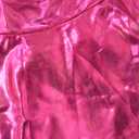 Rave Outfits for Women - EDC Sexy Music Festival Metallic Holographic Strappy Bikini Top Bottom Beach Skirt 3 pcs (Medium, Rose)