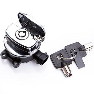 Ignition Switch for 11-17 Harley Dyna Softail Road King FXDWG FLHR 71517-11 (Chrome)