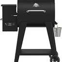 Pit Boss 700 FB2 Series Wood Pellet Grill & Smoker with Flame Broiler and LCD Digital Controller, 747-Sq. In. Cooking Space, 180°F to 500°F Temperature Range, Meat Probe, 21 lb. Pellet Hopper, Black