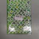 Green Shamrock Stickers, 2160 Pcs, Paper, Self-Adhesive, for St. Patrick's Day Decor, Party Favor Supplies, Kid, Single Use, Not Water Resistant, 36 Sheets