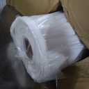 White Crawl Space Vapor Barrier, 12mil 10x100' Plastic Sheeting | Thick Plastic Sheeting, Heavy Duty Polyethylene Film, Drop Cloth Covering for Crawlspace, Basement