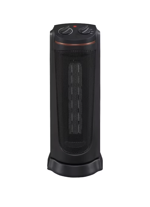 Profusion Heat Up to 1500-Watt Ceramic Tower Indoor Electric Space Heater with Thermostat