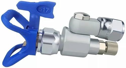 287030/287036 CleanShot Shut-Off Valve Swivel Joint Extension for High Pressure Airless Paint Spray Gun Anti-Spitting Valve Adapter Joint Pole Extensions for Graco Titan Airless Paint Sprayers