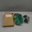 PLULON Green Bob Wig with Heart Sunglasses and Hair Cap, Colorful Short Bob Wigs Synthetic Party Wigs Funny Cosplay Hairpieces for Women Men Daily Bachelorette Halloween Costume Party Decorations