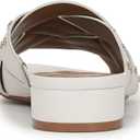 Naturalizer Women's Morena Slide Sandal (10, Warm White Leather)