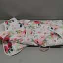 Car Seat Covers for Babies Girl, Winter Carseat Seat Cover for Newborns, Carseat Canopy Cozy & Warm Cover, Carrier Cover with Peep Windows, Pink Flower Rose (Floral)