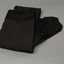 CHRLEISURE Women's Fleece Lined Tights - Fake Sheer Warm Pantyhose Thick Winter Leggings(TR Black, XS/ S)