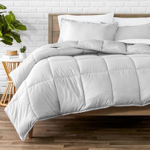 Bare Home Comforter Set - Queen Size - Ultra-Soft - Goose Down Alternative - Premium 1800 Series - All Season Warmth (Queen, Cloud Grey)