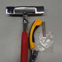 Heavy Duty Canvas Pliers and Staple Remover Set, Stainless Steel Anti-Corrosion Canvas Stretching Pliers Stretcher with Spring Return Handle 4-3/4" Wide Grip for Canvas Stretching Bars Oil Painting