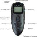 JJC Wireless Intervalometer Timer Remote Control Shutter Release for Fuji Fujifilm X-T5 X-T4 X-T3 X-T30 II X-T20 X100VI X100V X100F X100T X-PRO3 X-E3 X-H2 X-H2S GFX100S II GFX100 GFX 50S 50R & More