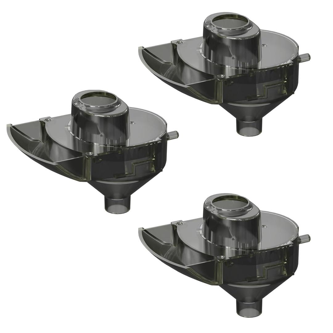 Baby Formula Dispenser Replacement Funnel Compatible with Baby Brezza Formula Pro Advanced and Pro Advanced WiFi Models ONLY, Replacement Funnel & Cover, NOT Fit Formula Pro MINI Mixer Machine, 3-Set