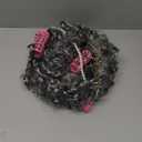 Old Lady Costume for Women, 5 PCS Kids 100 Days of School Grandma Wig Costume Halloween Girls Adults Cosplay Accessories Set (Light Gray Curly)