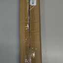 Silver Curtain Rods for Windows with Brackets,5/8 Inch Diameter Small Window Curtain Rod Adjustable 32 to 48 Inches,Easy Install Drapery Rods,Gray