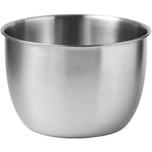Gigicloud Stainless Steel Mixing Bowl, 304 Stainless Steel Deep Bowl Deep Anti-flying Design Kitchen Metal Bowls for Cooking Baking Mixing Marinating Cake Bread Salad