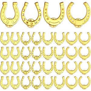 Landical 48 Pcs Horseshoe Pins Bulk Cowboy Cowgirl Western Enamel Lapel Pin Western Party Favor for Clothing Bag Hat Decor Jewelry Gift