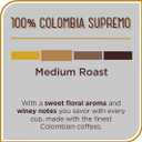 Don Francisco's Premium 100% Colombia Supremo Ground Coffee: Rich, Aromatic 100% Arabica Beans - Family Crafted Flavored Coffee for a Delightful Morning Brew (12 oz Can) (EXP 11/26/27)
