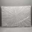38 1/2"×27" Textured White Hanging Art