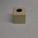 Natural Travertine Tissue Box Cover  Modern Resin Cube Holder for Bathroom, Bedroom, Office  Decorative Square Tissue Box for Countertop, Nightstand, Vanity & Desk  Heavy&Sturdy