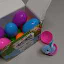Easter Eggs Fillers with Bunny Plush 12Pack, Prefilled Easter Eggs Toys, Easter Basket Stuffers for Kids Teens Boys Girls, Classroom Treasure Box, Party Favors for Egg Hunt