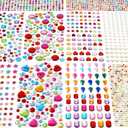 2774pcs Gem Stickers Jewels for Crafts, Self Adhesive Rhinestone Jewel Stick on Gems, Acrylic Bling Heart Stickers, Craft Supplies for Kids