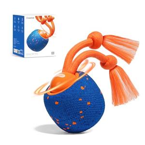 Cheerble Smart Interactive Dog Toy, Wicked Ball Rolly, Automatic Moving, Bouncing, Rotating, E-TPU Material, Active Rolling Interactive Dog Ball for Medium and Large Dogs (Blue)